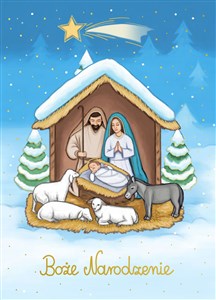 Obrazek Karnet B6 BN Szopka betlejemska