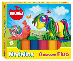 Obrazek Modelina 6 kolorów fluorescencyjnych