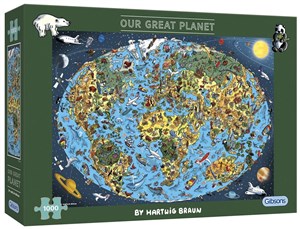 Bild von Puzzle 1000 Nasza wspaniała planeta G3