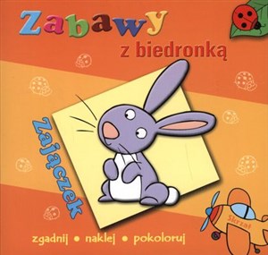 Bild von Zabawy z biedronką Zajączek zgadnij naklej pokoloruj