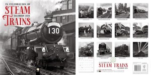 Bild von Kalendarz 2026 ścienny kwadrat Parowozy