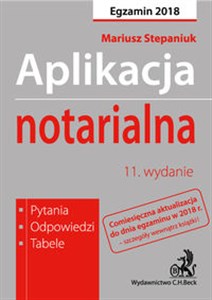 Bild von Aplikacja notarialna Pytania, odpowiedzi, tabele Egzamin 2018