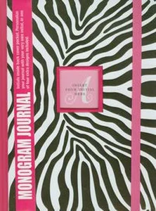 Obrazek Notatnik Monogram Zebra