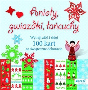 Obrazek Anioły gwiazdki łańcuchy Wytnij, złóż i sklej 100 kart na świąteczne dekoracje