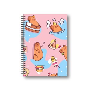 Obrazek Brulion A5/80K kratka Kapibara food PENMATE