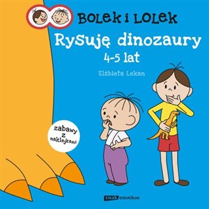 Bild von Bolek i Lolek Rysuję dinozaury 4-5 lat zabawy z naklejkami