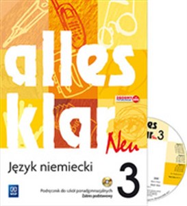 Obrazek Alles klar Neu 3 Podręcznik Zakres podstawowy + CD Szkoły ponadgimnazjalne