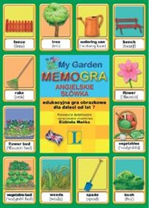 Bild von Memogra angielskie słówka Ogród My Garden edukacyjna gra obrazkowa dla dzieeci od lat 7