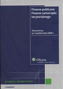 Obrazek Finanse publiczne Finanse samorządu terytorialnego