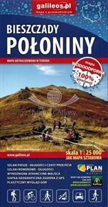 Obrazek Bieszczady połoniny 1:25 000