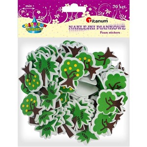 Bild von Naklejki piankowe drzewa mix 70szt