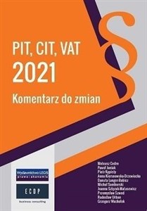 Bild von PIT, CIT, VAT 2021 komentarz do zmian