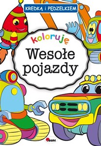 Bild von Kredką i pędzelkiem koloruję Wesołe pojazdy