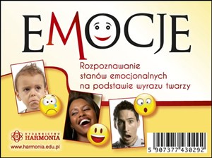 Obrazek Emocje Rozpoznawanie stanów emocjonalnych na podstawie wyrazu twarzy Karty