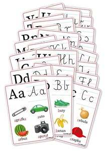 Bild von Plansze edukacyjne A4 - Alfabet 23 karty