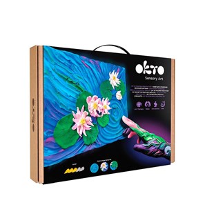 Obrazek Zestaw z masy plastycznej Lilie wodne 30x40cm