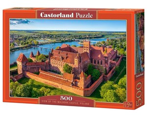 Obrazek Puzzle 500 View of The Malbork Castle, Poland