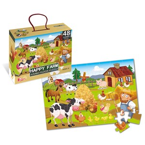 Obrazek Puzzle Jumbo farma 48 el.