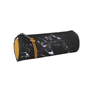 Obrazek Piórnik czarny Marmur