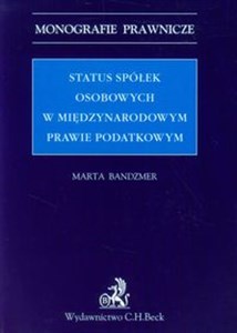 Obrazek Status spółek osobowych w międzynarodowym prawie podatkowym