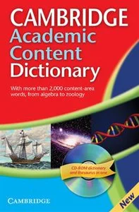 Bild von Cambridge Academic Content Dictionary Reference Book + CD