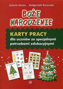 Obrazek Boże Narodzenie Karty pracy dla uczniów ze specjalnymi potrzebami edukacyjnymi