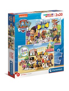 Bild von Puzzle 2w1 super color Psi Patrol 24779