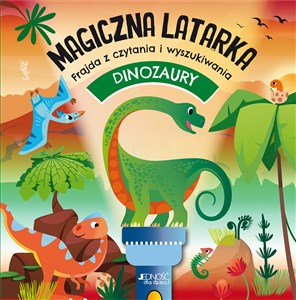 Obrazek Dinozaury Magiczna latarka Frajda z czytania i wyszukiwania