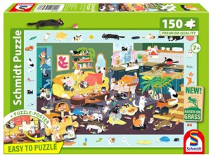Obrazek Puzzle 150 PQ Wszędzie Koty 113342