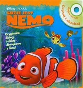 Obrazek Gdzie jest Nemo Czytaj i słuchaj + CD Oryginalne dialogi i efekty dźwiękowe z filmu! RAD-8