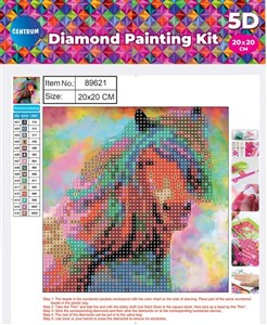 Bild von Mozaika diamentowa 5D 20x20cm Horse 89621