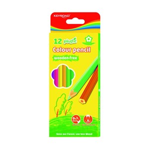 Bild von Kredki ołówkowe KEYROAD bezdrzewne 12 kolorów