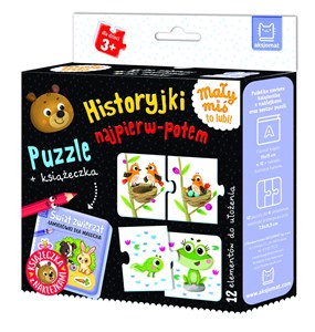 Obrazek Historyjki najpierw-potem Puzzle + książeczka