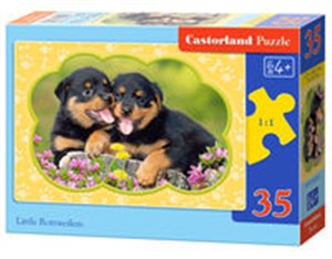 Obrazek Puzzle Little Rottweilers 35