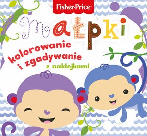 Bild von Fisher Price Kolorowanka podłogowa Małpki kolorowanie i zgadywanie z naklejkami