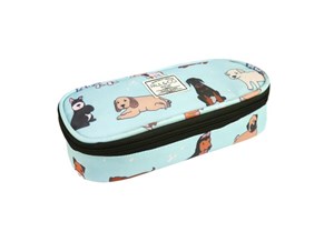 Obrazek Piórnik błękitny Psy PAUL&CO