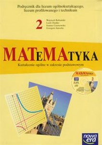 Obrazek Matematyka 2 Podręcznik z płytą CD Liceum ogólnokształcące, liceum profilowane i technikum Zakres podstawowy