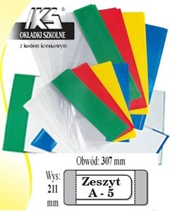 Bild von Okładka zeszytowa A5 (10szt) IKS