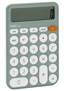 Bild von Kalkulator M124 12-pozycyjny zielony DELI