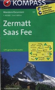 Obrazek Zermatt Saas Fee 1:40 000