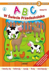 Obrazek ABC w Świecie Przedszkolaka Zeszyt B Książeczka edukacyjna dla dzieci 3-letnich