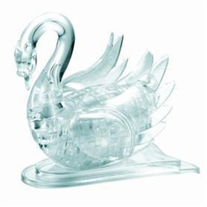 Obrazek Crystal Puzzle. Łabędź 3D