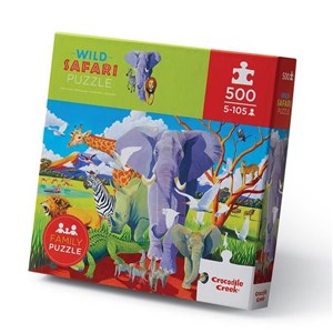 Bild von Puzzle 500 Dzikie safari