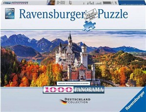 Obrazek Puzzle 1000 Panoramiczne Zamek w Bawarii 15161