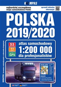 Bild von Polska 2019/2020 Atlas samochodowy 1:200 000 dla profesjonalistów