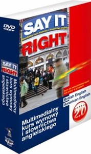 Obrazek Say It Right 2.0. Multimedialny kurs wymowy i słownictwa angielskiego