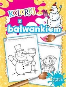 Obrazek Pakiet: Koloruj z bałwankiem / Bałwanek