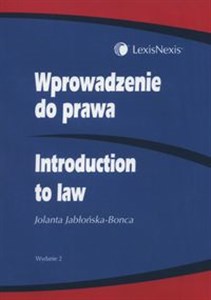 Obrazek Wprowadzenie do prawa Introduction to Law