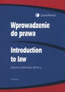 Bild von Wprowadzenie do prawa Introduction to Law
