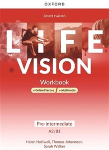 Obrazek Life Vision Pre-Intermediate Zeszyt ćwiczeń + Online Practice + multimedia Szkoła ponadpodstawowa
